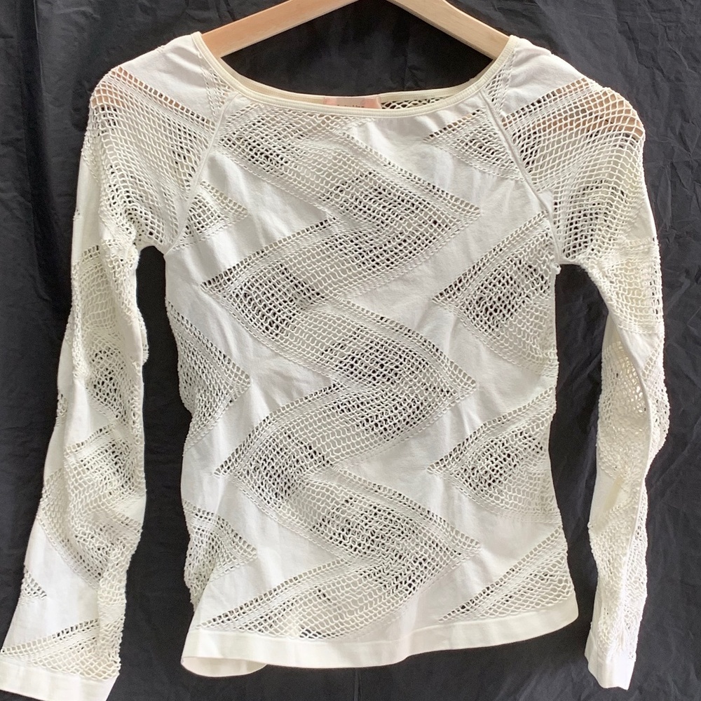 Women Cutout Fishnet Mesh Top